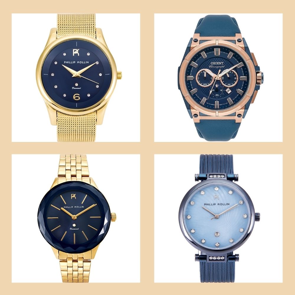Relógio feminino azul